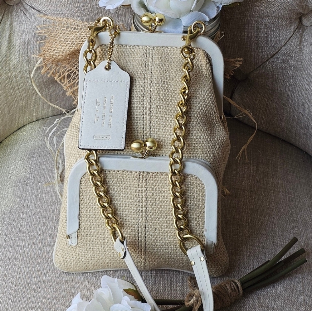 Coach Limited Edition Bleeker Street Double Kisslock Shoulder Bag ( 39 of 70 ) - Picture 3 of 16